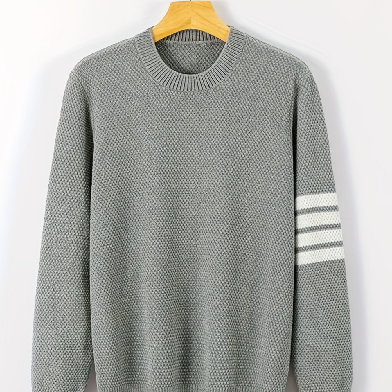Men's Striped Knit Sweater