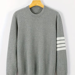 Men's Striped Knit Sweater