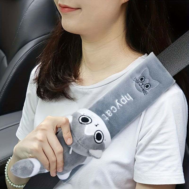 3D Car Seat Belt Shoulder Pads For Dogs Cats Bears