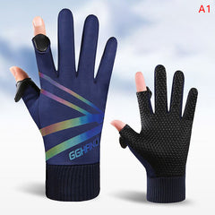 Men's Non slip Waterproof Warm Touch Screen Gloves