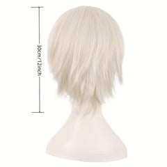 Anime Characters Dress Up Short Hair Men's Wigs Costume Wigs