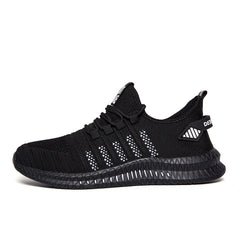 Men's Striped Running Shoes Breathable Sneakers For Outdoor Sports