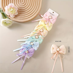 6pcs Butterfly Hairpin Bowknot Hair Clips for Baby Girls