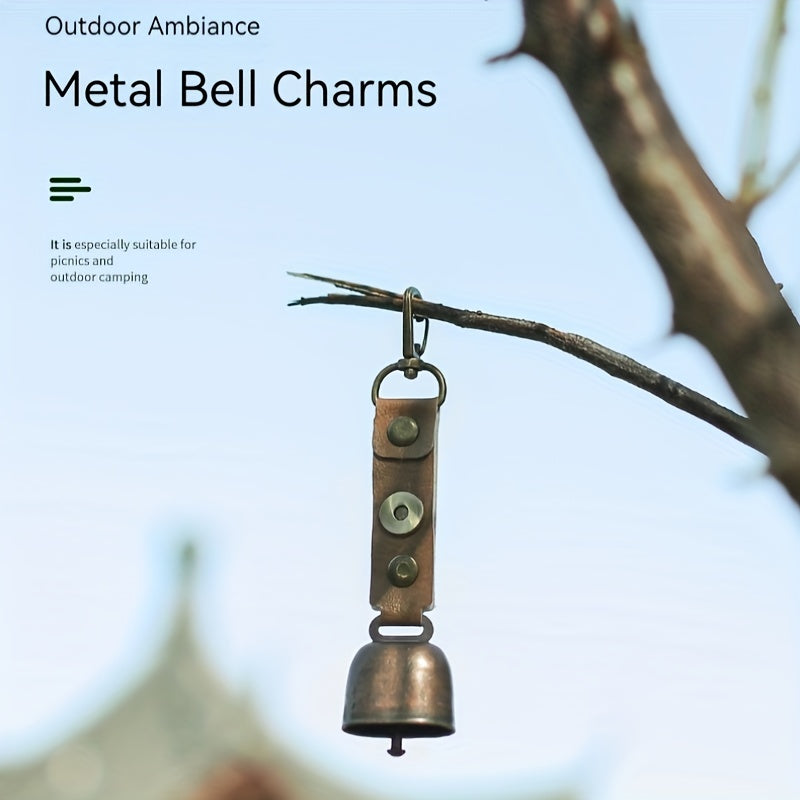 Outdoor Bells Keychains Cow Bell Pet Bell Hiking Camping Accessories