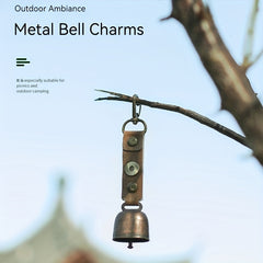 Outdoor Bells Keychains Cow Bell Pet Bell Hiking Camping Accessories