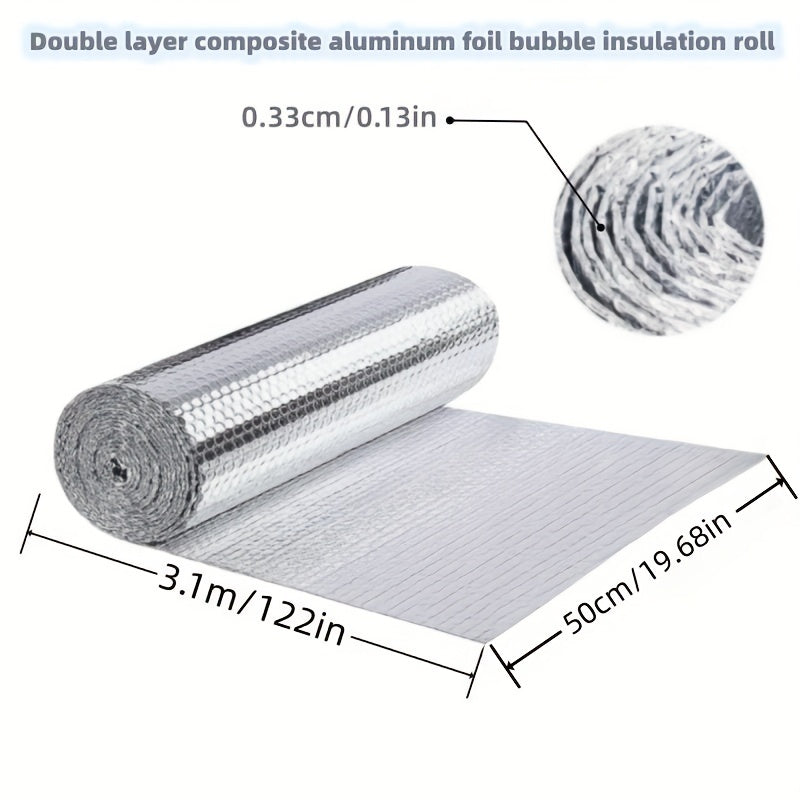 Reflective Bubble Insulation Board 49' x 3.05m Roll