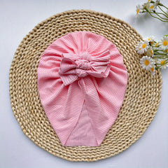 Soft Elastic Strip Flower Baby Hat For Girl