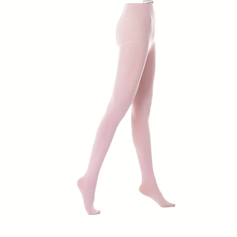 Opaque Solid Tights High Waist Pantyhose Women's Stockings
