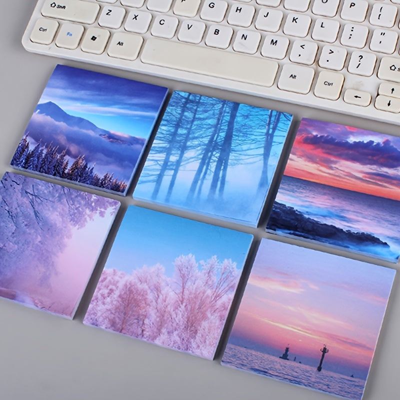 Scenery Sticky Notes for Students and Office Use