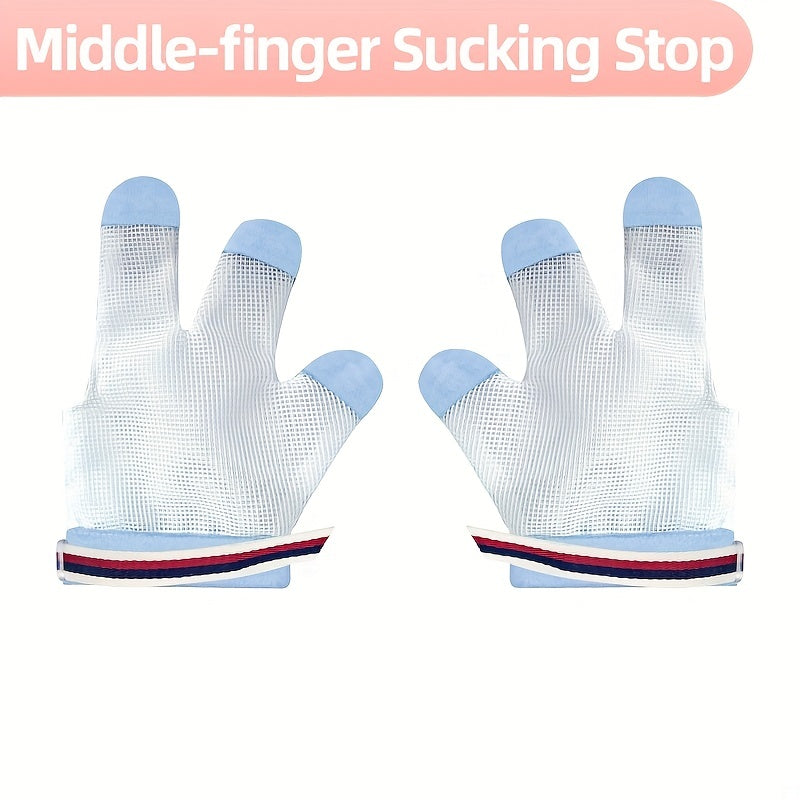 Breathable Adjustable Thumb Guard Gloves for Babies