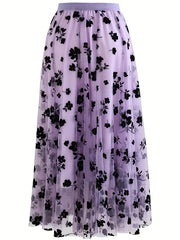 Polka Dot High Waist Skirts Solid Versatile Skirts