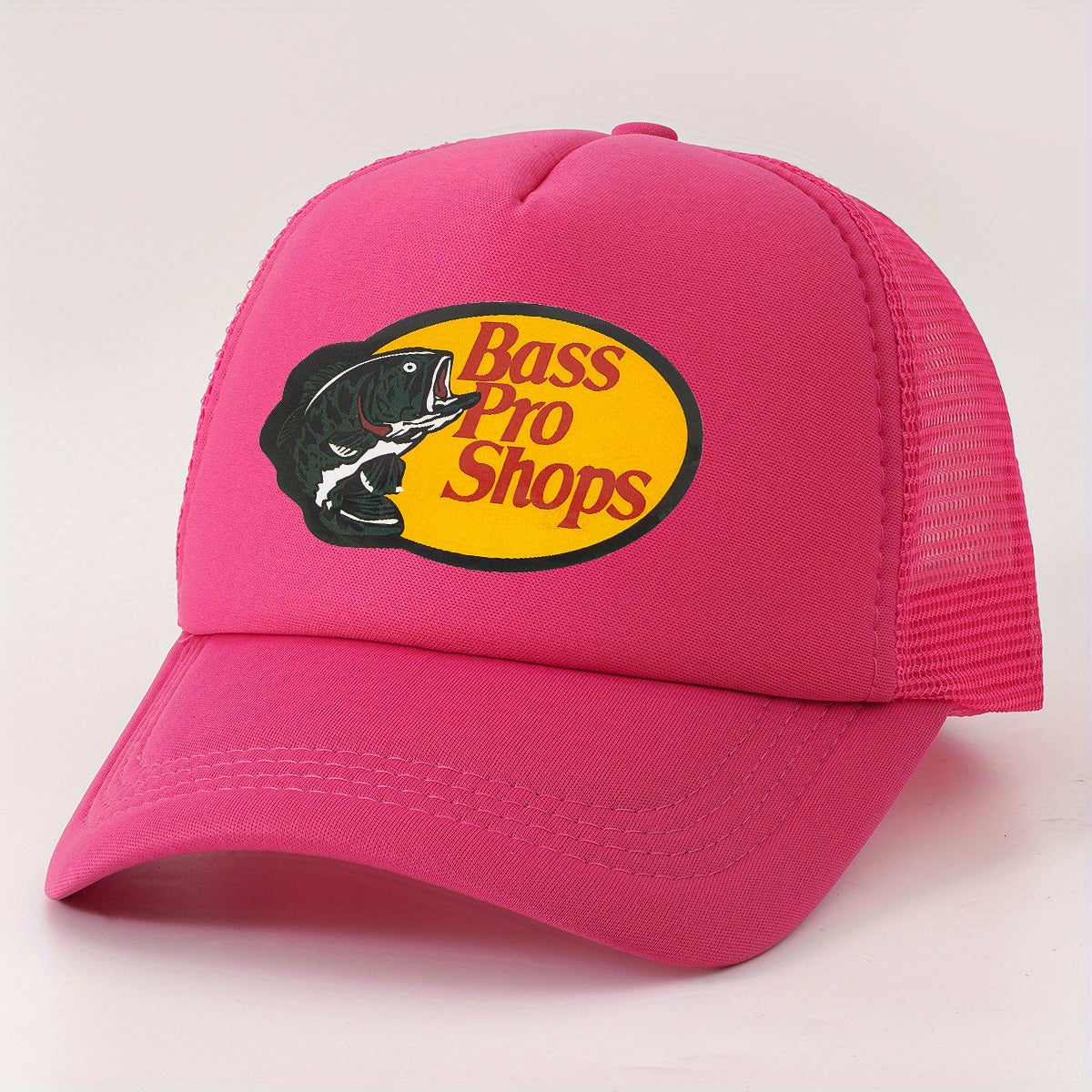 Unisex Mesh Trucker Hat Candy Fish Print Baseball Cap Hip Hop Sunshade