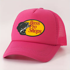 Unisex Mesh Trucker Hat Candy Fish Print Baseball Cap Hip Hop Sunshade