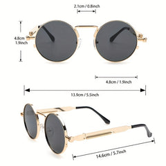Men's Punk Hip Hop Metal Sunglasses