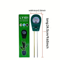 3-in-1 Soil Tester: Fertility, pH, and Moisture Meter