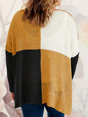 Colorblock Crew Neck Sweater