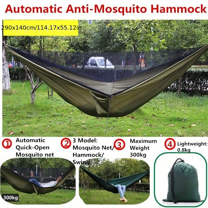 Camping Hammock with Bug Net and Rainfly Tarp
