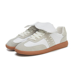 Women's Lace Up Flat Sport Shoes