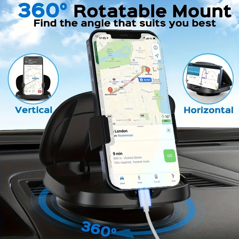 360 Rotating Suction Cup Car Dashboard Mobile Phone Bracket