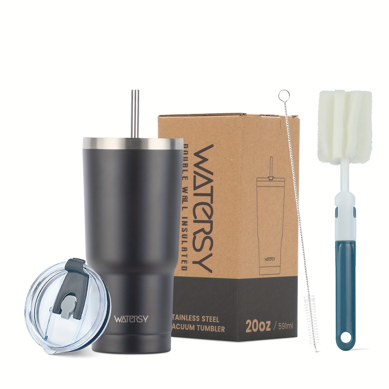WATERSY Stainless Steel Travel Tumbler 20oz 40oz