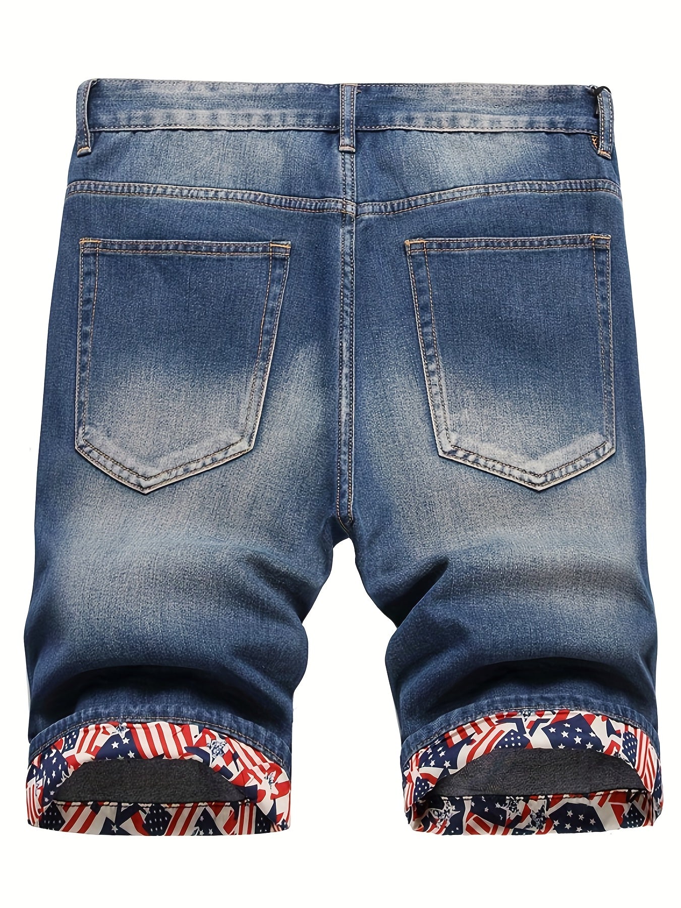 Men's Distressed Denim Shorts Casual Street Style Summer Wear