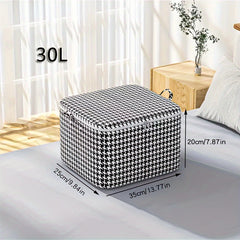 Large Capacity Quilt Storage Bag Durable Dustproof Moving Bag Closet with Lid