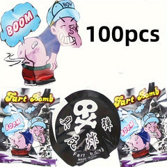 100pc Stench Fart Bag Prank Colorful Sachet Smelly Novelty Toys