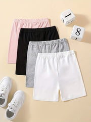 Toddler Girls Elastic Waist Safety Shorts Leggings Under Skirt Dress