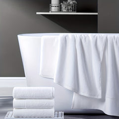 Soft Cotton Hand Towel for Home & Hotel, Absorbent & Skin-friendly