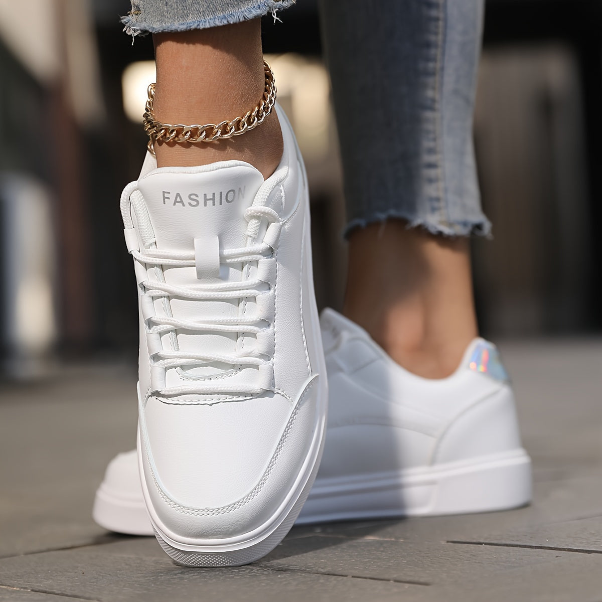 Women's Skate Shoes Breathable Sporty Sneakers Non-slip