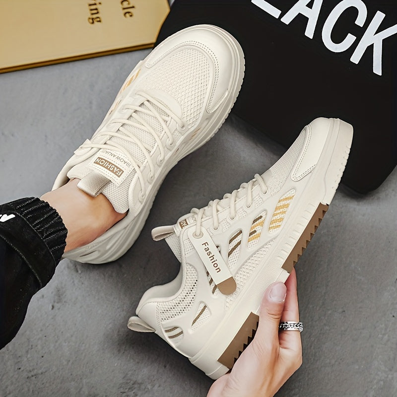 Men's Lace up Sneakers Skate Shoes Breathable & Wear-resistant