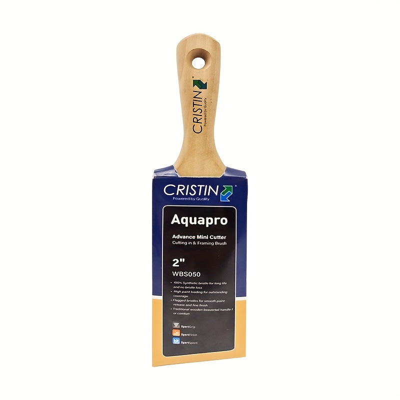 Cristin Synthetic Angled Paintbrush Mini Cutter Cutting In & Framing Brush