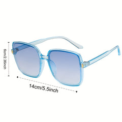 Oversized Square Sunglasses Gradient Glasses UV400