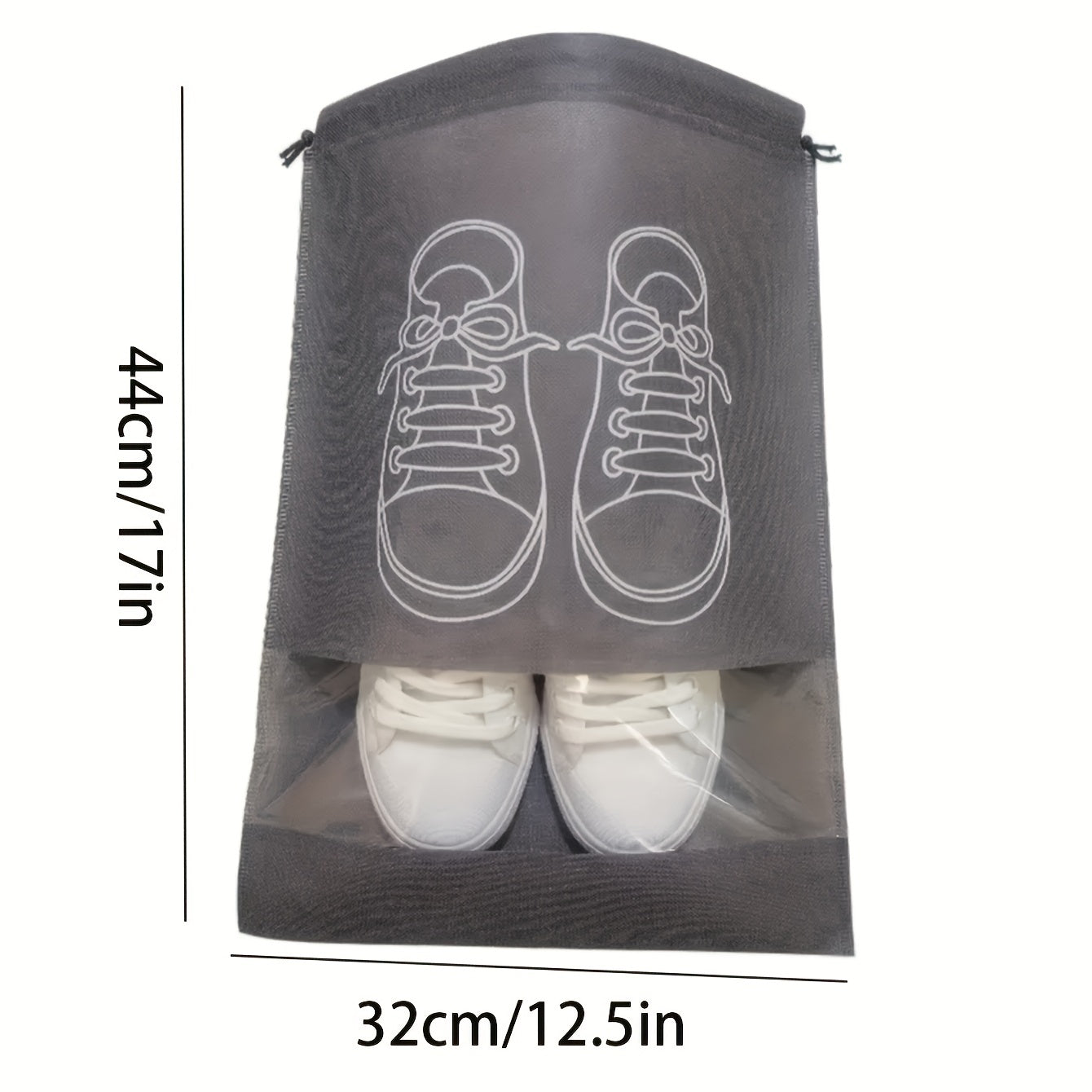 Portable Shoes Bag Drawstring Pouch Dustproof for Travel
