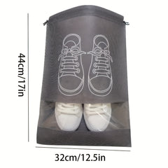 Portable Shoes Bag Drawstring Pouch Dustproof for Travel