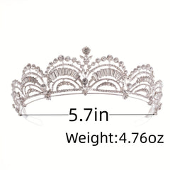 Bridal Rhinestone Tiara Crown Crystal Hairpiece