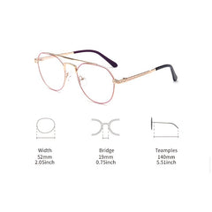 Stylish Aluminum Alloy Anti Light Glasses Frame
