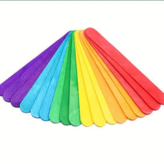 50pcs Natural Wood Craft Sticks 11 Long Popsicles DIY Crafts