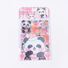 Panda PET Frosted Sticker Soft Panda Shape Pattern 10 16 Cm Waterproof Sticker