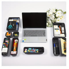 15pcs Interlocking Desk Drawer Organizer Separator