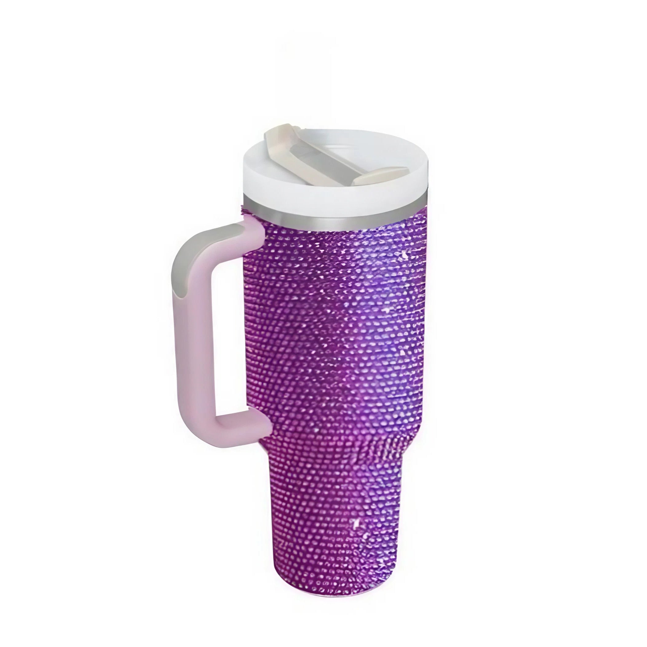 40oz Studded Tumbler Stainless Steel Insulated Water Bottle with Lid