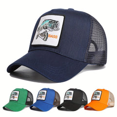 Fishing Hat Baseball Cap Trucker Breathable Grid Fishing Accessories