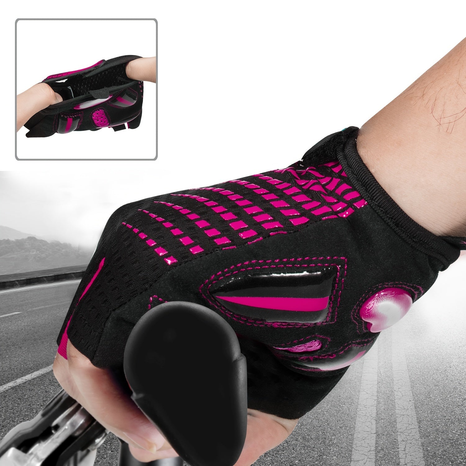 Moreok Liquid Gel Pad Cycling Gloves for Men Women - Comfortable and Breathable