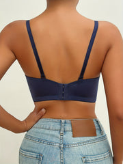 Solid T Shirt Bra Comfy Push Up Bra Women's Lingerie