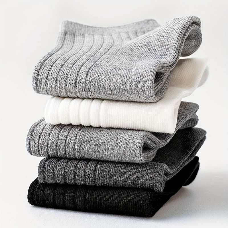 Men's Solid Liner Anklets Socks Breathable Soft Sweat Absorbent