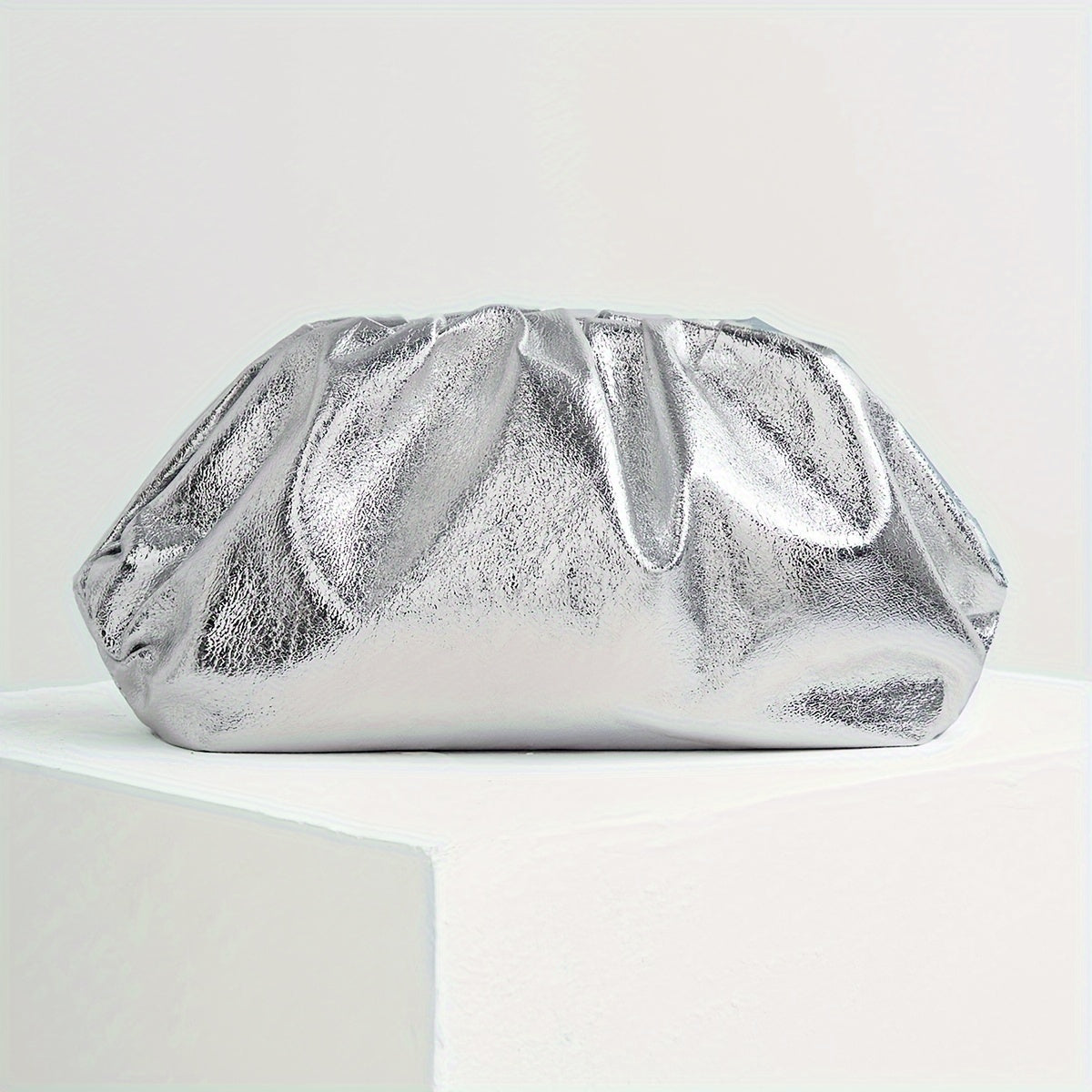 Women's Evening Clutch Bag - Glitter PU Handbag for Parties