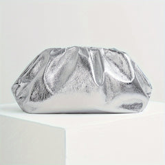 Women's Evening Clutch Bag - Glitter PU Handbag for Parties