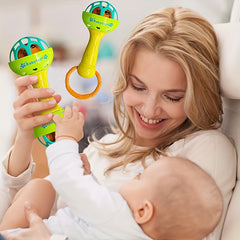 3-in-1 Sensory Toy Set for Children - Bell Ball, Grabbing Toy, Tambourine