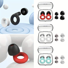 Quiet Ear Plugs Soft Reusable Silicone Earplugs For Sleep Nap