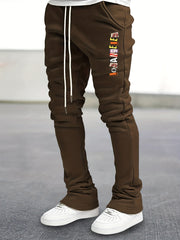 Comfy Flared Trousers Men's Casual Stretch Hip Hop Joggers